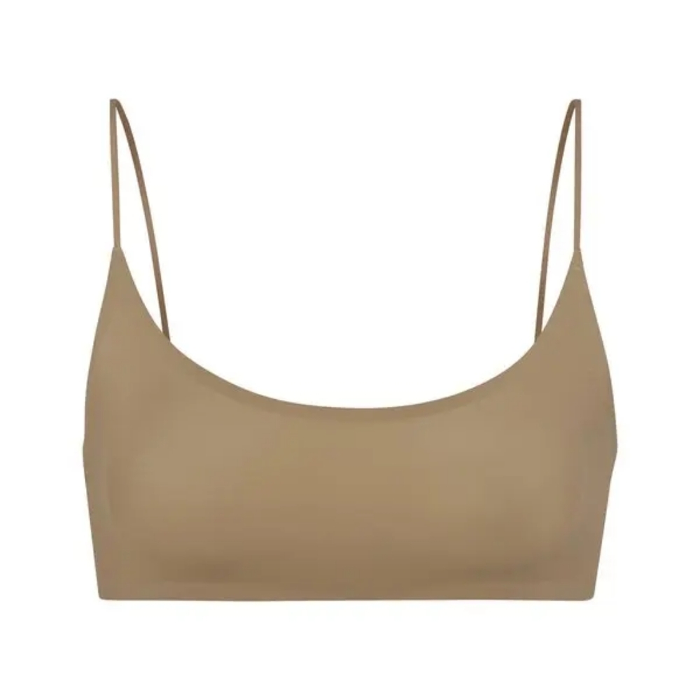 Skims naked scoop stretch bralette bra desert xs